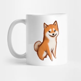 Cute Shiba Inu Drawing Mug